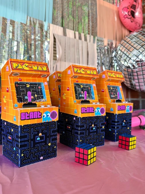 Mini Arcade Favor Boxes