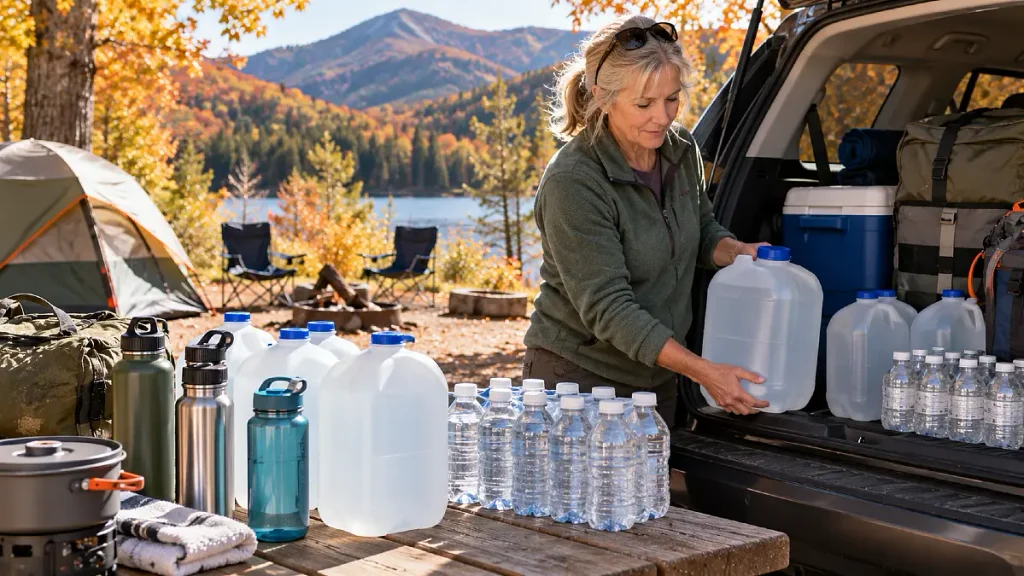 How Much Water Should You Bring for Fall Camping?