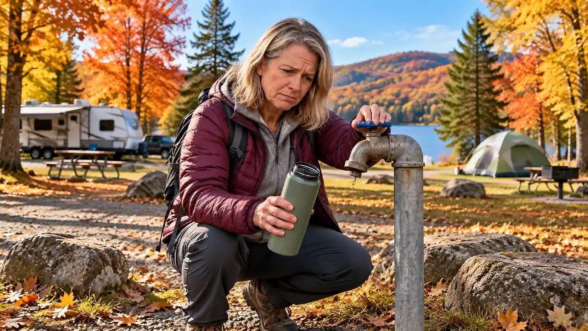 Your Fall Campground Is Open. That Doesn’t Mean the Water Is On