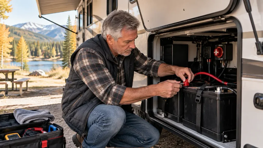 Deal With the House Battery According to Its Type