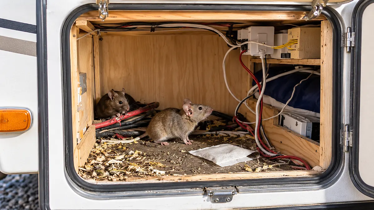Putting Your RV in Storage? Check These 9 Places Mice Can Get In