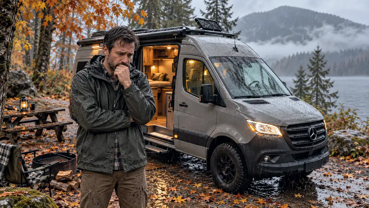 A Rainy Fall Weekend Will Expose These 11 Problems in Your Camper Van