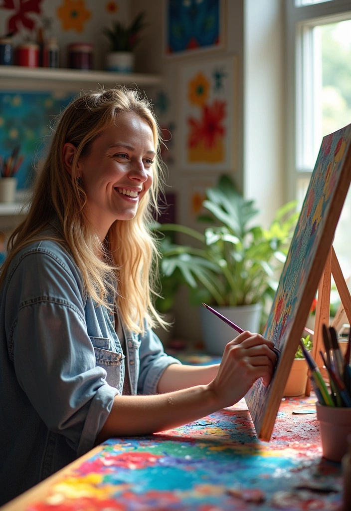 13 Stress Relief Techniques You Can Try Right Now (Your Mental Health Will Thank You!) - 6. Creative Expression