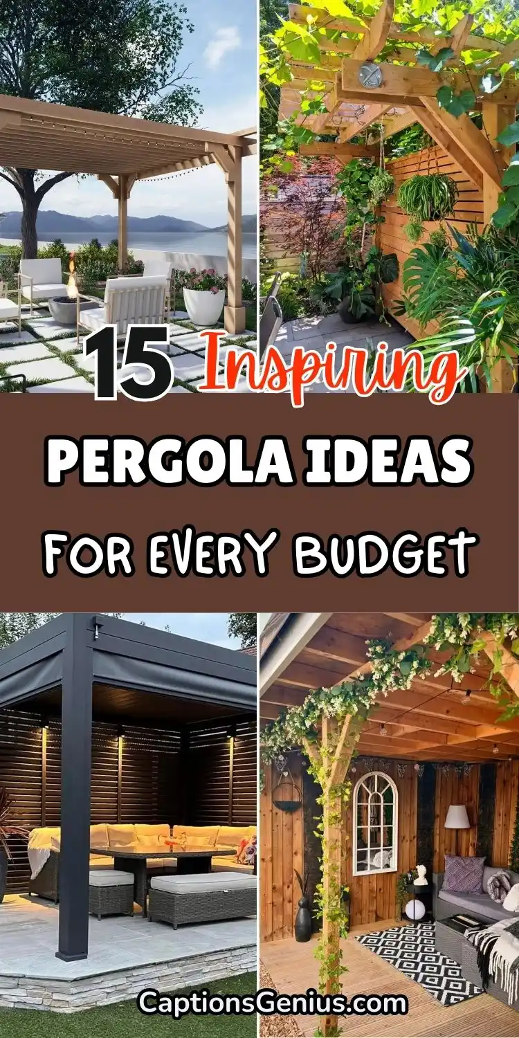 15 Inspiring Pergola Ideas for Every Budget and Style