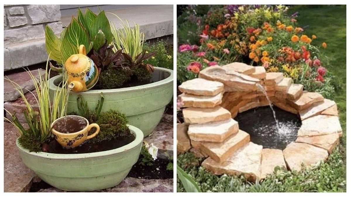 17 Beautiful Garden Fountain Ideas For a Peaceful And Elegant Yard