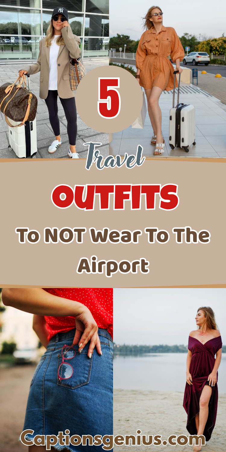 5 Types Of Travel Outfits To NOT Wear To The Airport
