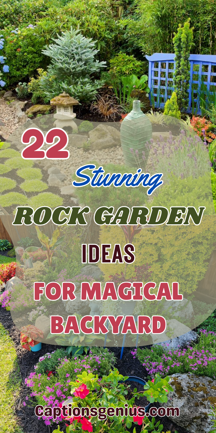 22 Stunning Rock Garden Ideas for a Magical Backyard