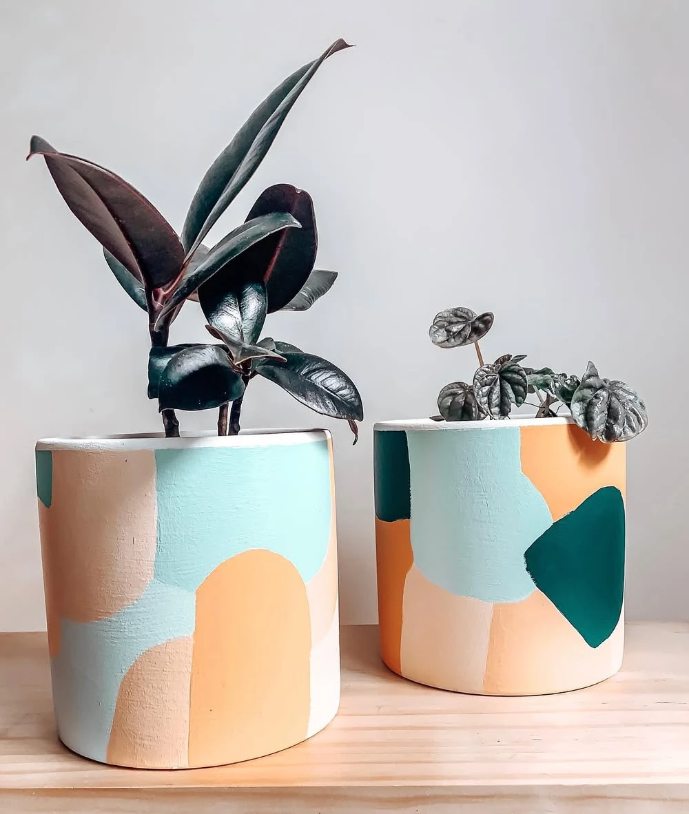 Abstract Terrain Planters