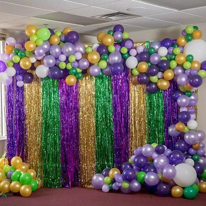 Balloon and Fringe Wall Backdrop