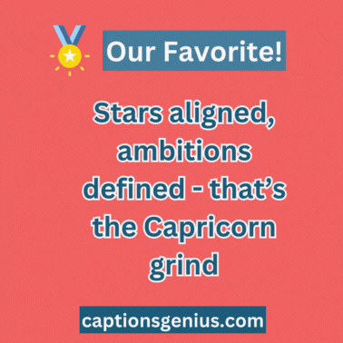  Best Capricorn Captions For Instagram - GIF.