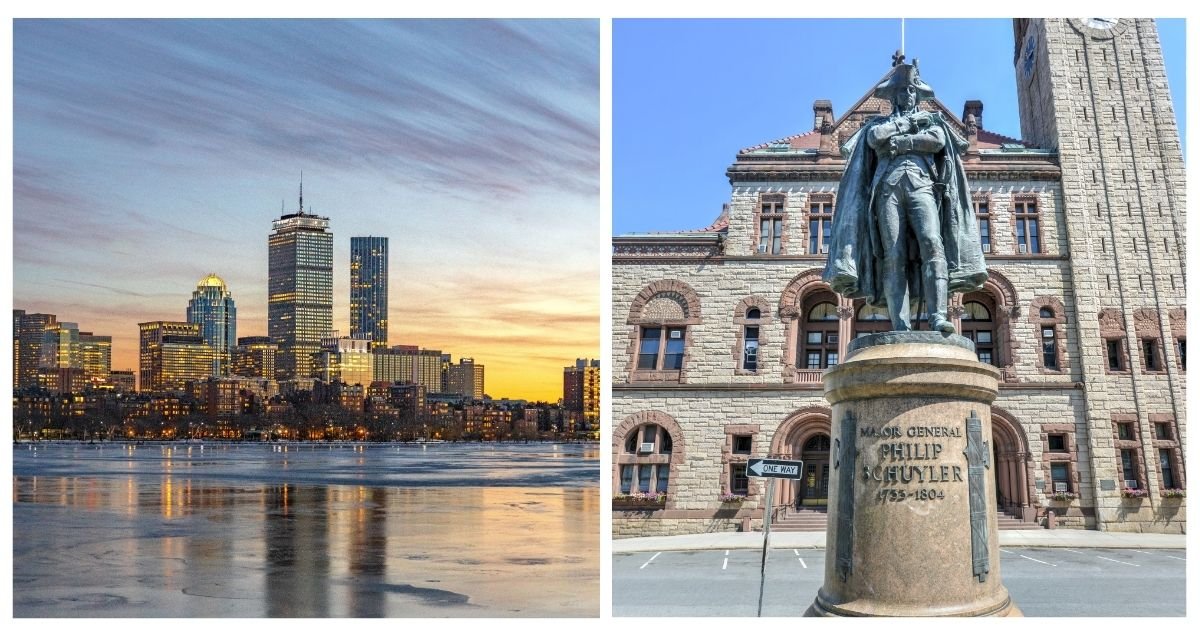 Boston vs. Albany, New York