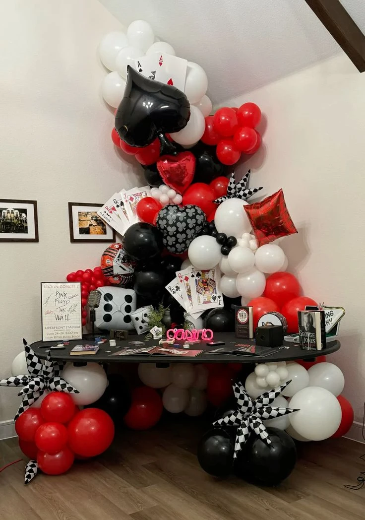 Casino-Themed Entertainment Corner