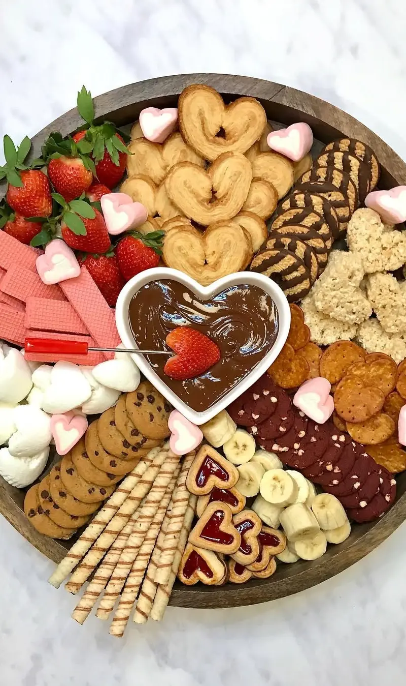 Chocolate & Fruit Charcuterie Board