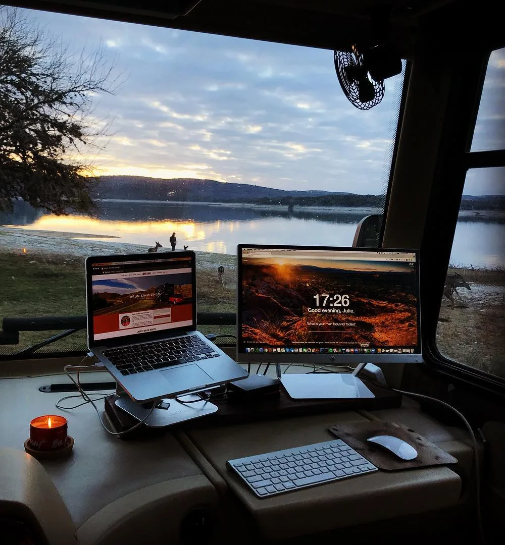 Choose the Right Location for Your RV Remote Office