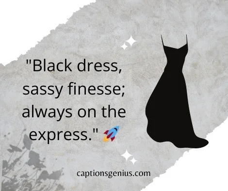 250+ Black Dress Captions for Instagram - Elevate Your Posts