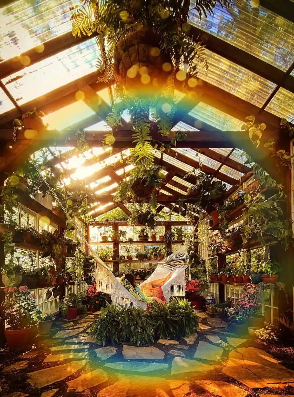 Cozy Garden Oasis Greenhouse