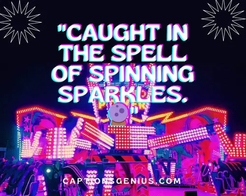 Disco Ball Captions For Instagram - Caught in the spell of spinning sparkles.