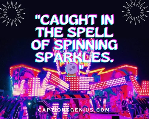 Disco Ball Captions For Instagram - Caught in the spell of spinning sparkles.