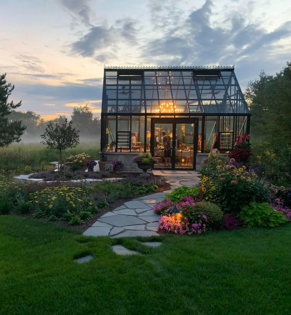 Elegant Evening Glasshouse