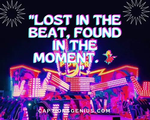 Epic Disco Night Captions For Instagram - Lost in the beat, found in the moment. 