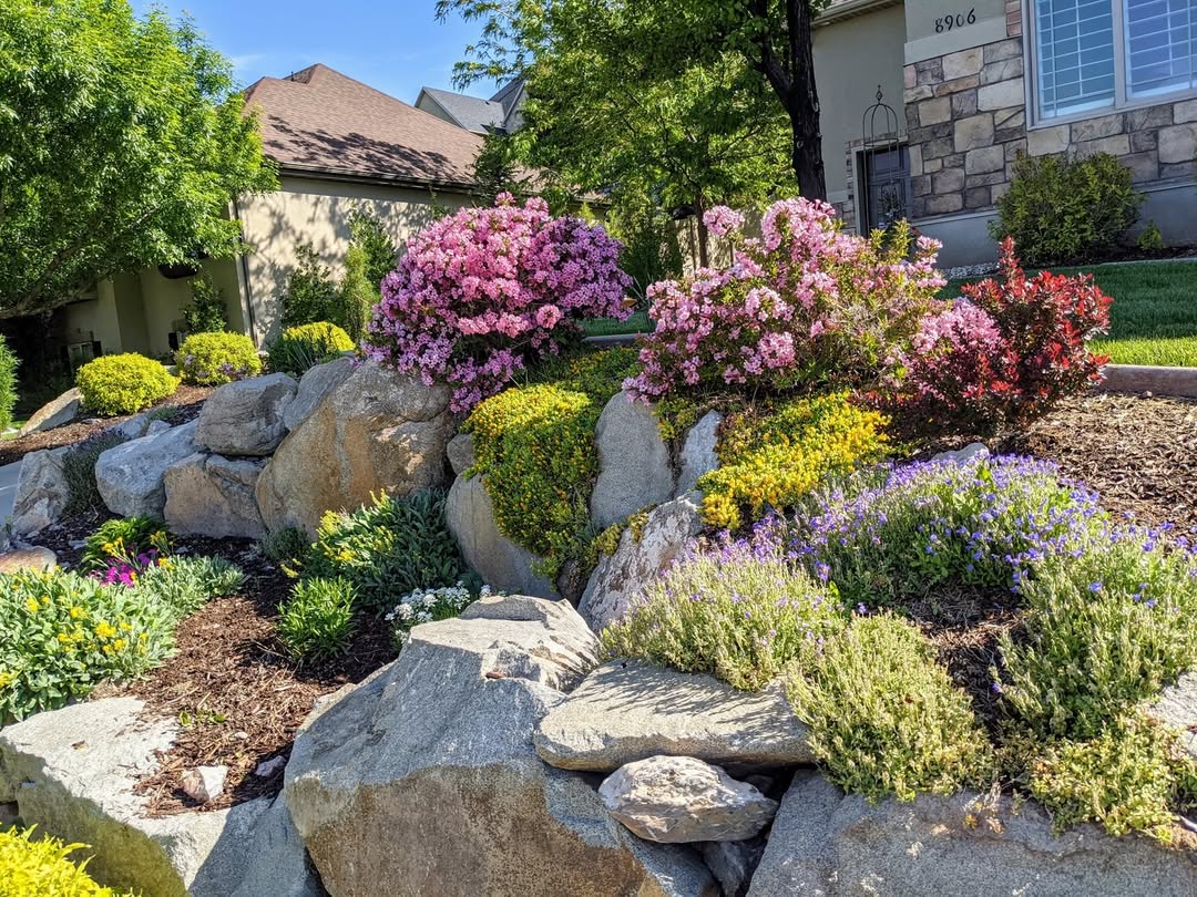 Front Yard Rockery Outcropping