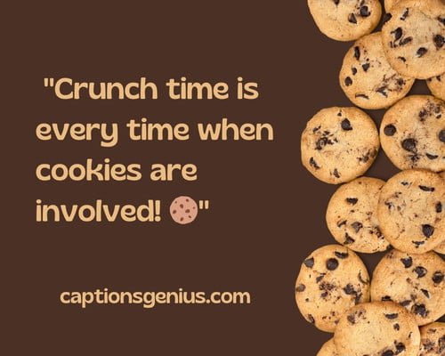 Funny Cookie Captions For Instagram