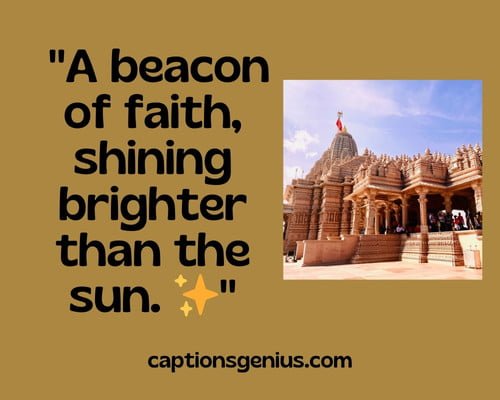 Golden Temple Captions For Instagram - A beacon of faith, shining brighter than the sun