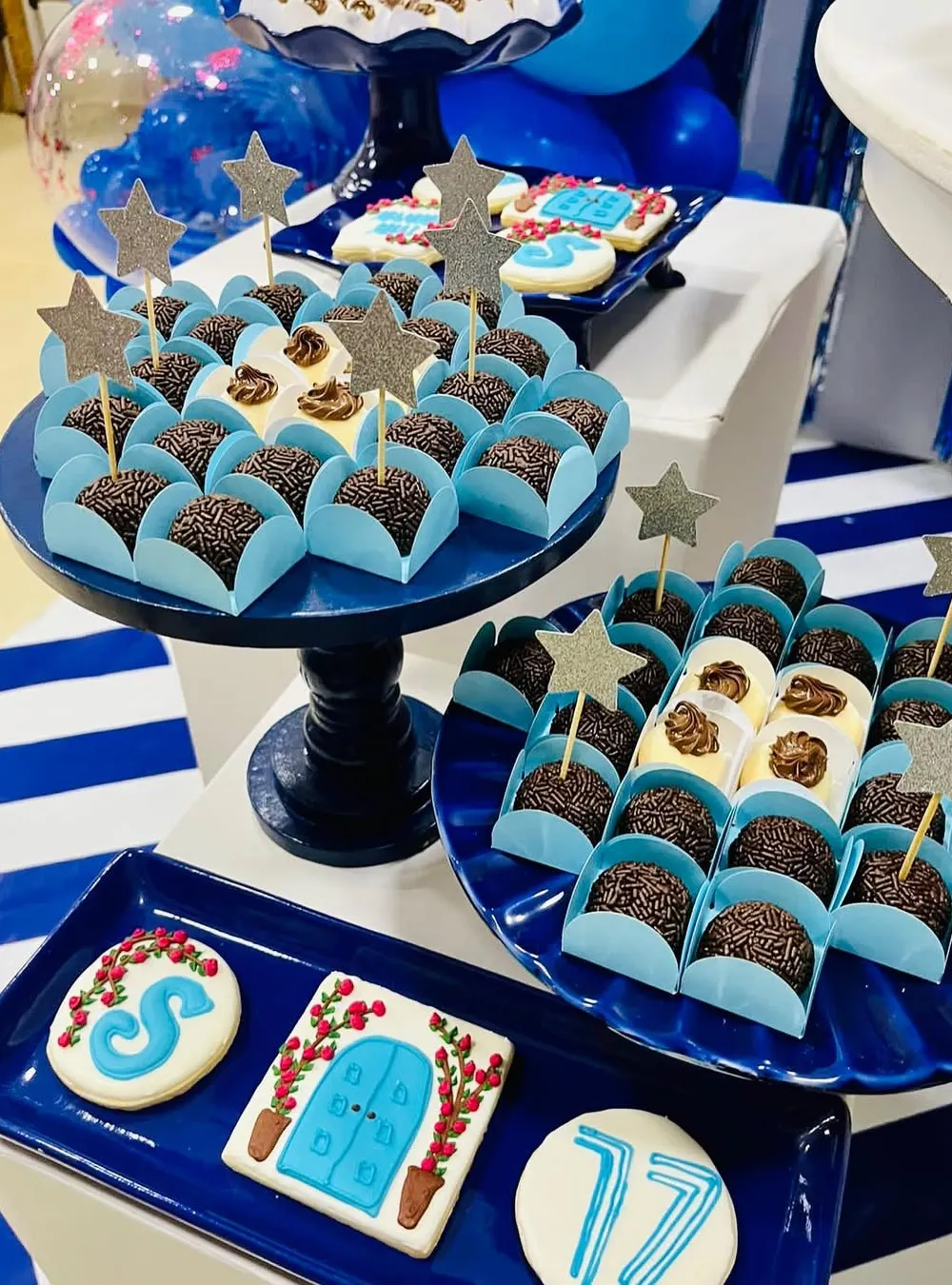 Greek-Inspired Dessert Table