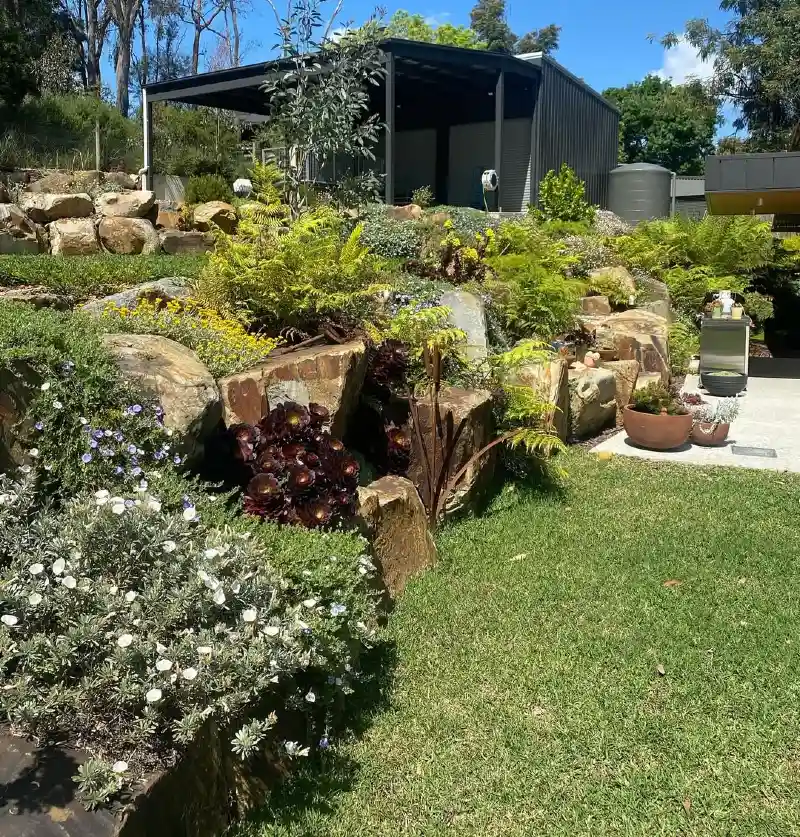 Heavy Rock Retaining Slope