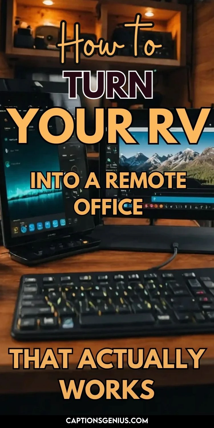 How to Turn Your RV Into a Remote Office That Actually Works