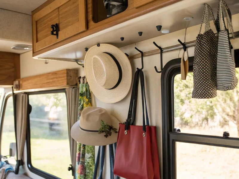 Install Hooks and Organizers Where Clutter Builds Up