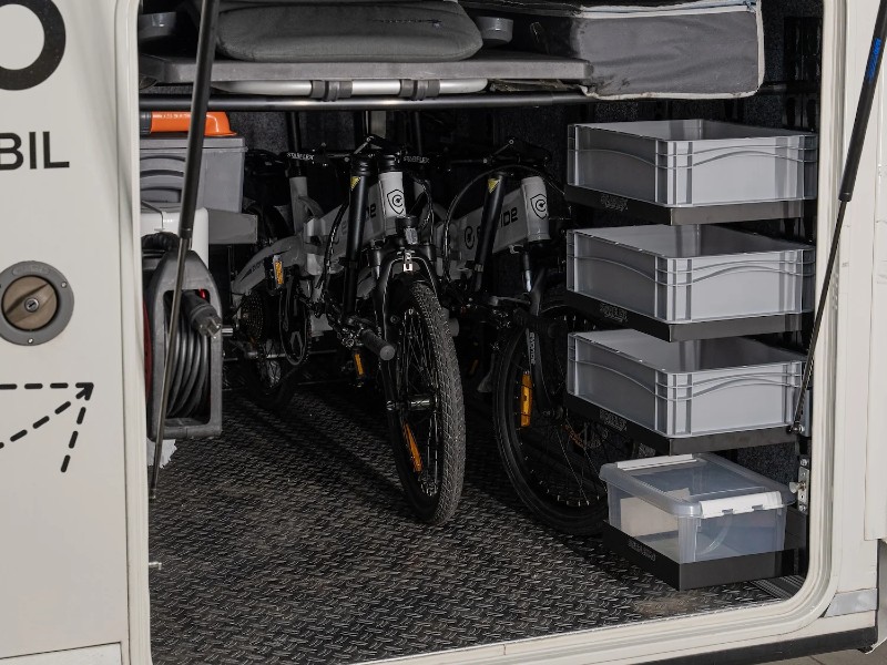 Large Basement Storage Compartments Can Make Full Time Living Easier