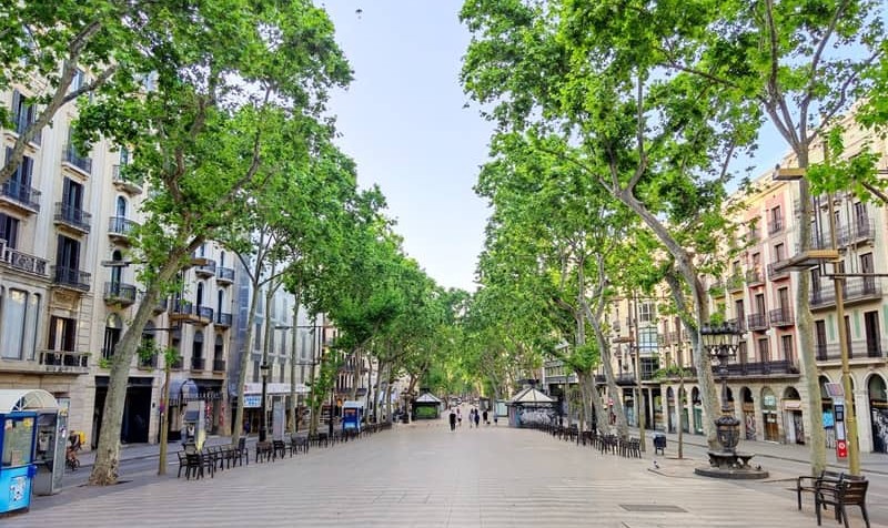 Las-Ramblas-Barcelo Las Ramblas & Barrio Gótico (Barcelona, Spain)