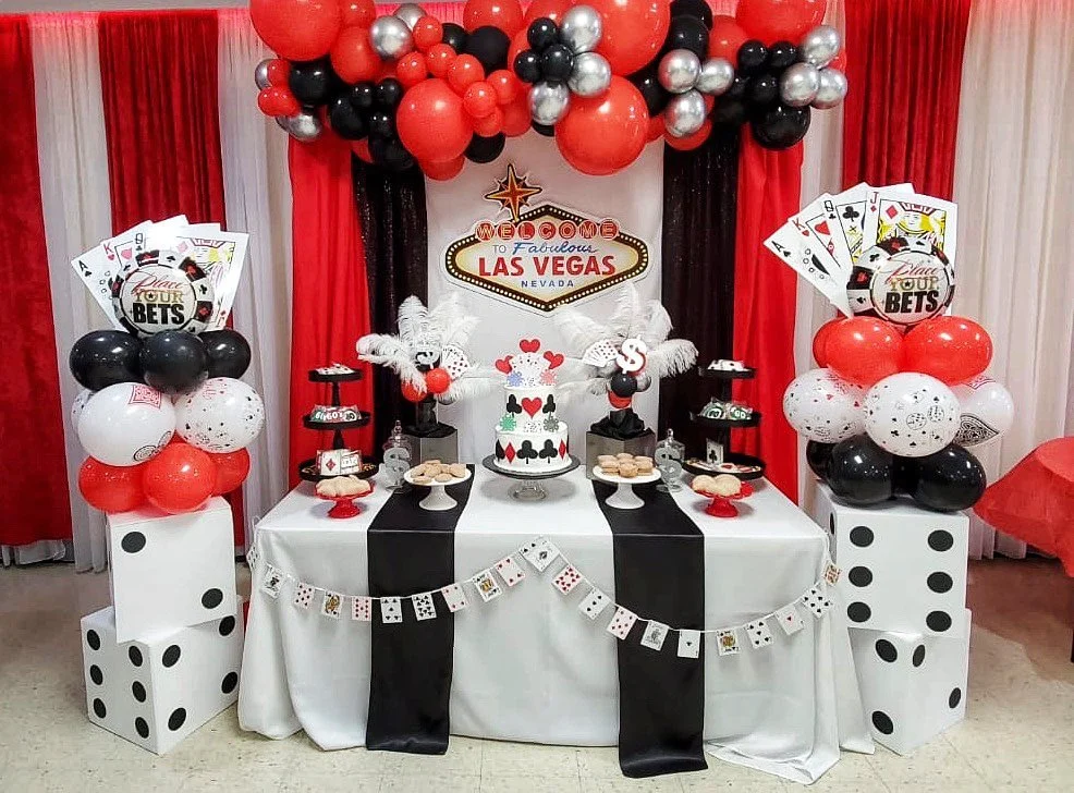 Las Vegas Dessert Table Display