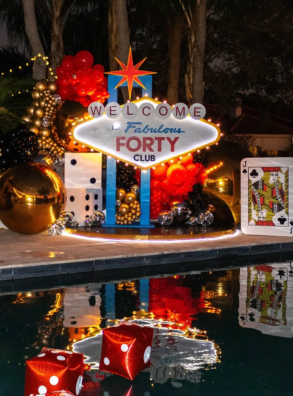 Las Vegas Pool Marquee Display