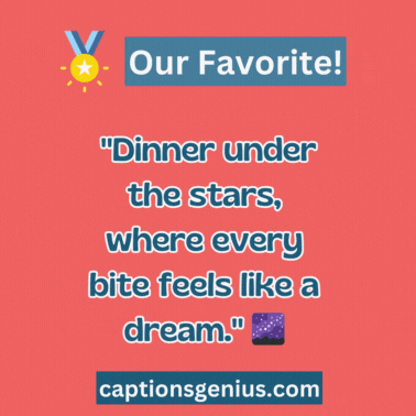 Late Night Dinner Captions For Instagram - GIF.