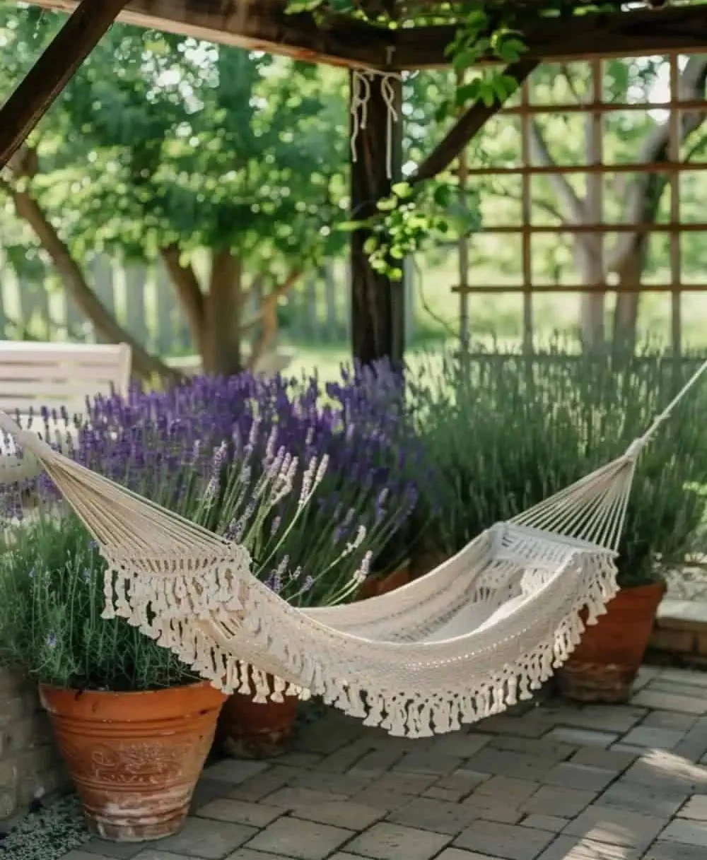 Lavender Garden Hammock