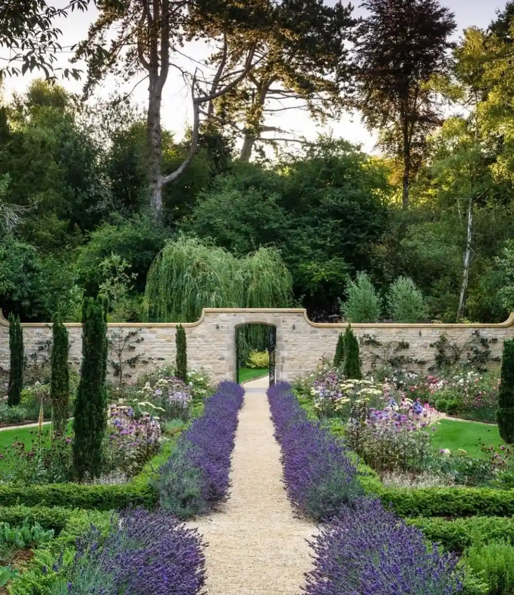 Lavender-Lined Formal Passage