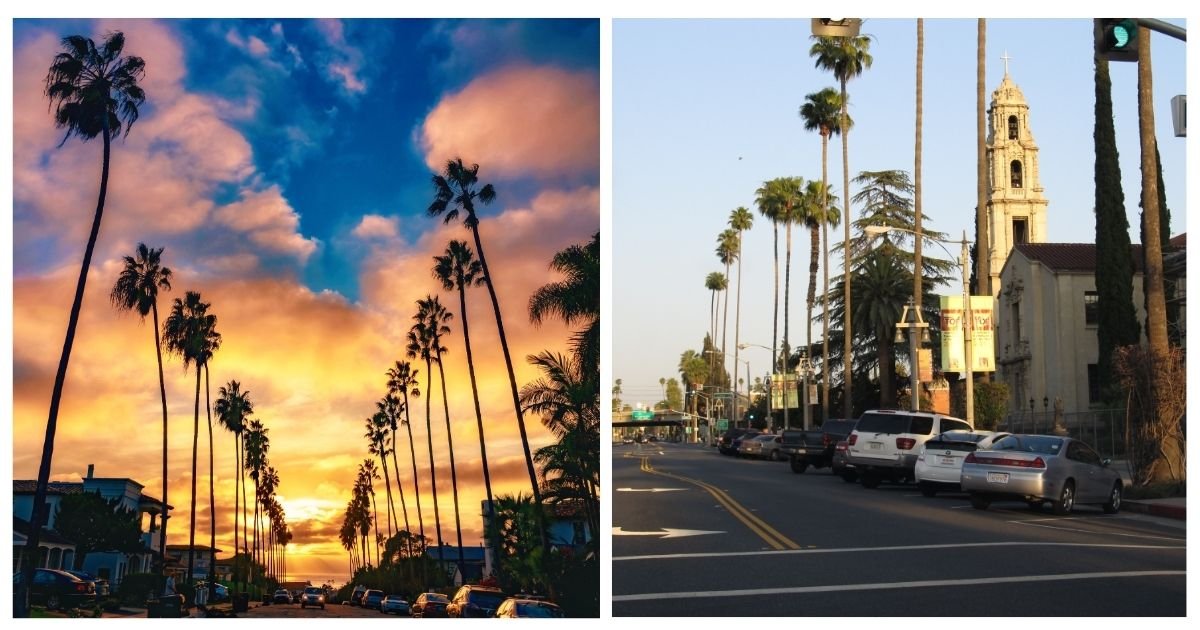Los Angeles vs. Riverside, California