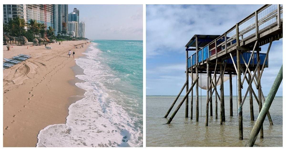 Miami Beach vs. Tybee Island, Georgia