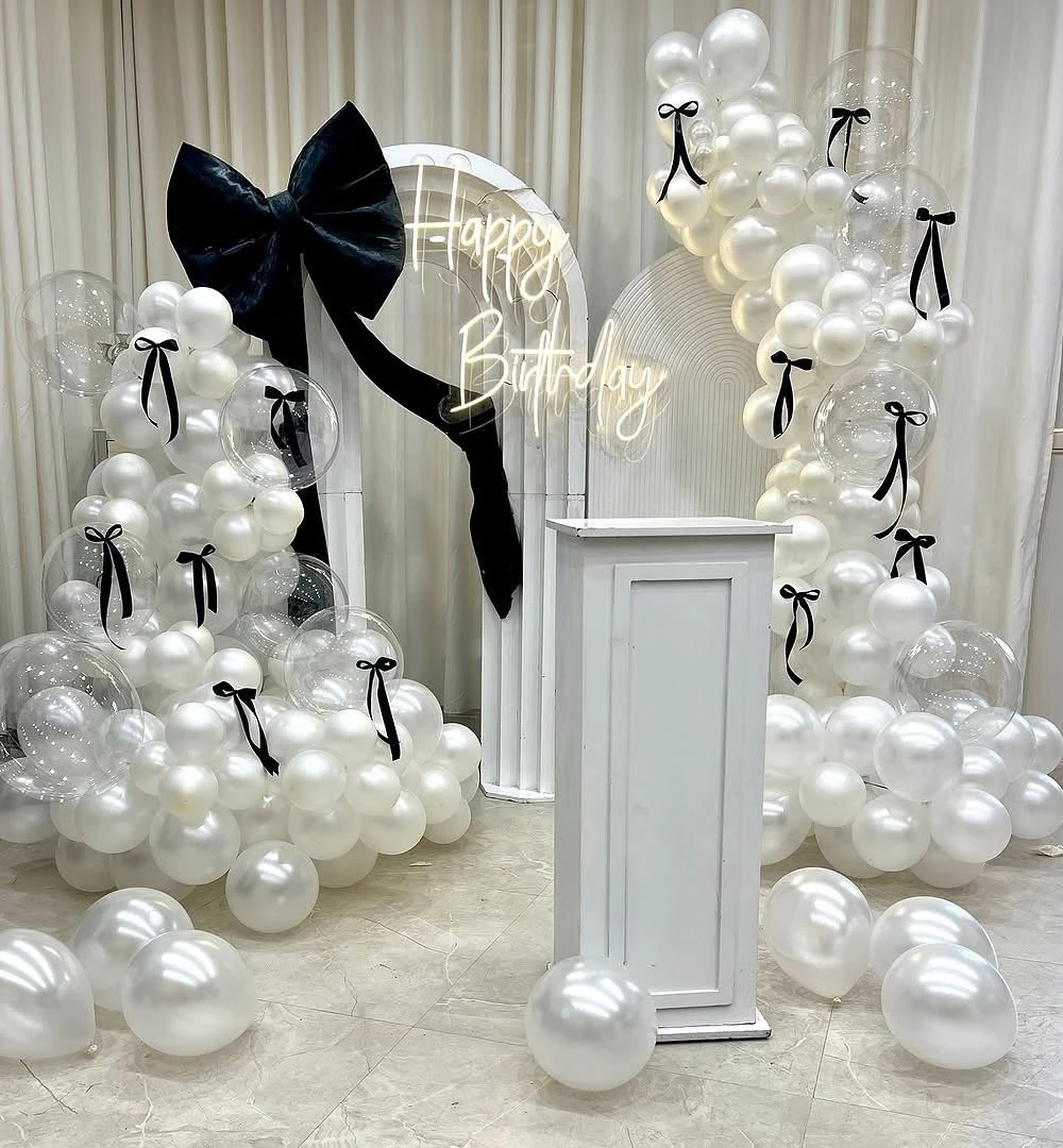 Modern Birthday Podium Setup