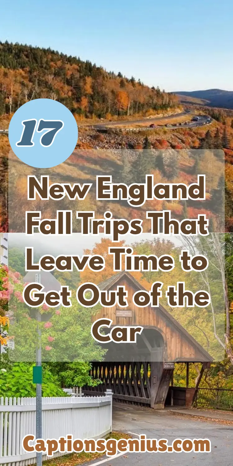 New England Fall Trips That Leave Time to Get Out of the Car New England Fall Trips That Leave Time to Get Out of the Car