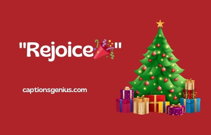 One Word Christmas Captions For Instagram