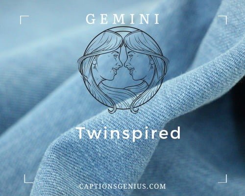 One-Word Gemini Captions For Instagram - Twinspired.
