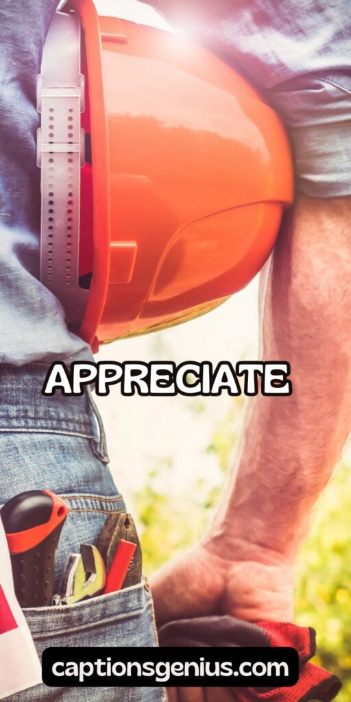One Word Labor Day Captions For Instagram - Appreciate