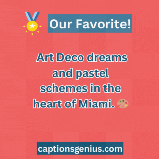 Our Favorite Miami Captions for Instagram