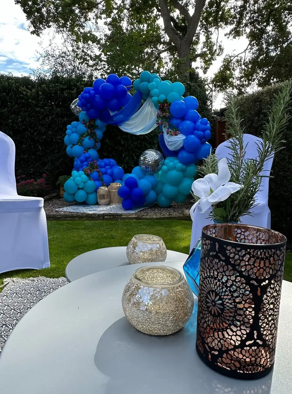 Outdoor Mediterranean Photo Backdrop