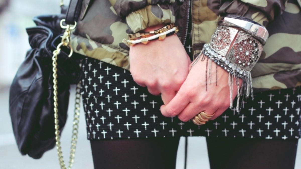 Outfits with Excessive Metal and Embellishments