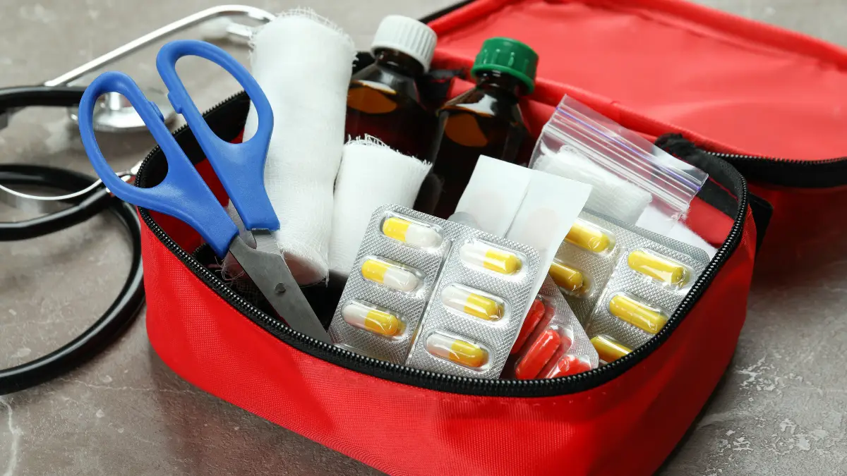 Pack a first-aid kit