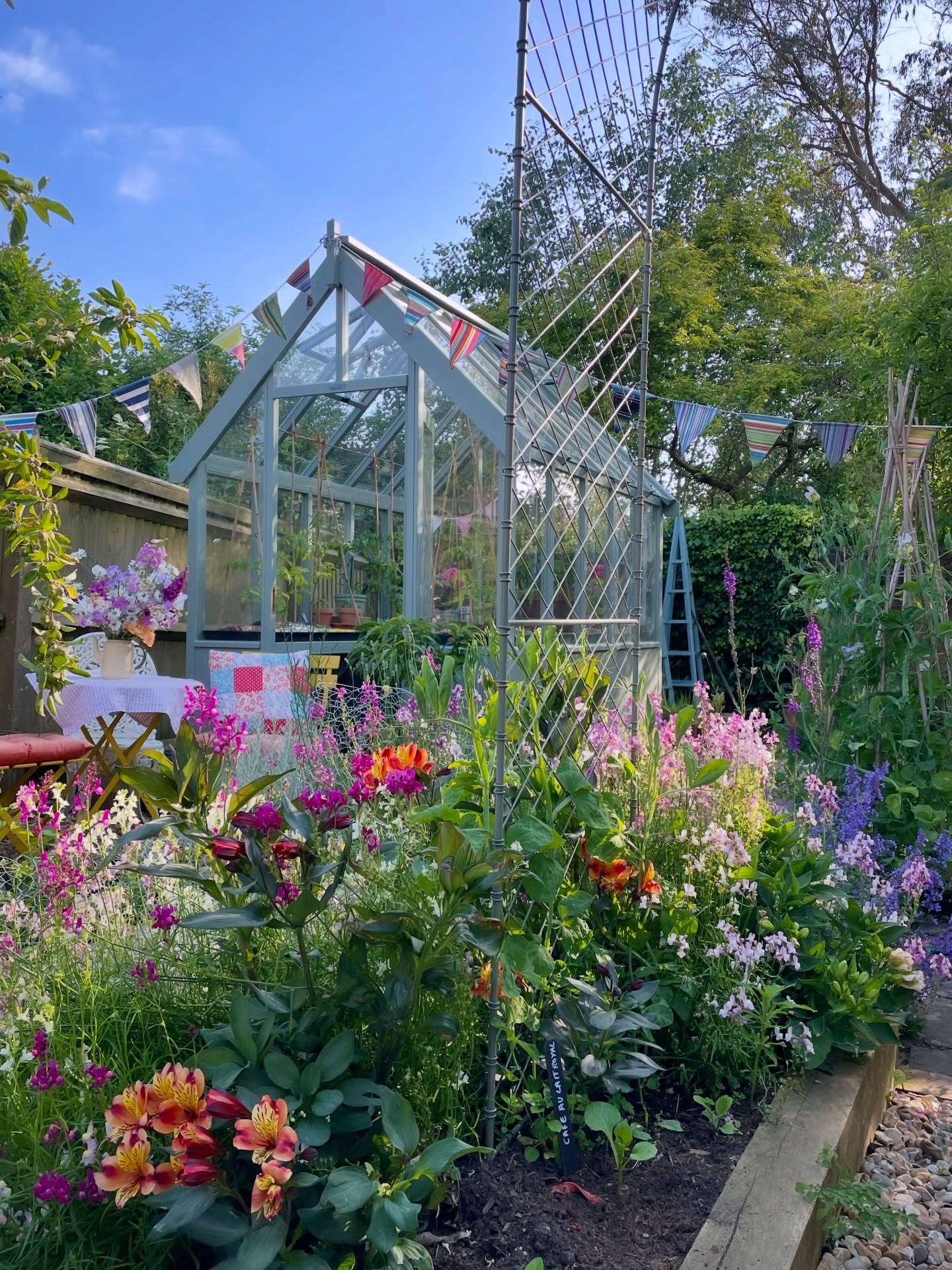 Painted Glass Greenhouse Painted Glass Greenhouse